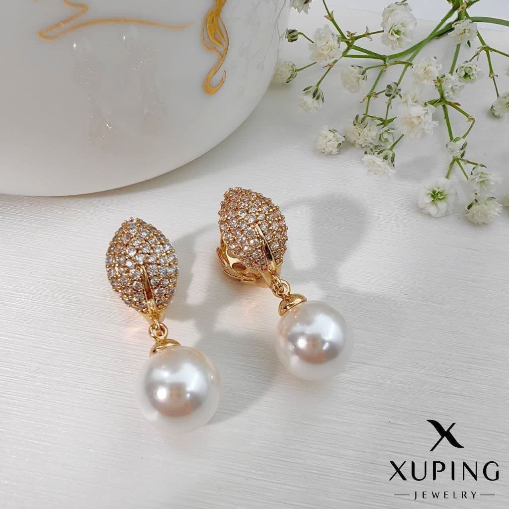 گوشواره مرواریدی ژوپینگ کد 1968 - خرید آنلاین از گالری آداس